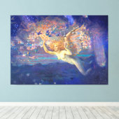 Toile *~* Classic AP14 Ange Femme Fly Ephemera (Insitu (Plancher de Bois))