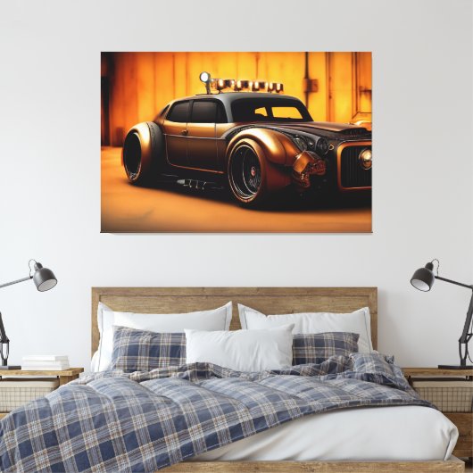 Toile Classic Car Steampunk (Insitu(Chambre))