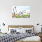 Toile Classic Cleveland River View (Insitu(Chambre))