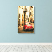 Toile Classic Fiat 500 en Italie Canvas (Insitu (Plancher de Bois))