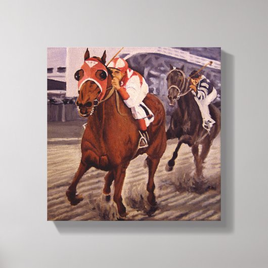 Toile Classic Thoroughbred, Victorious (Recto)