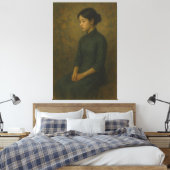 Toile Classical Portrait of a Lady | Fine Art Oil Painti (Insitu(Chambre))