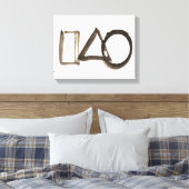 Toile Classics Zen - Gibon Sengai - Cercle, Triangle, (Insitu(Chambre))