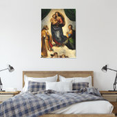 Toile Classique de Raphael "Vierge Sixtine" (vers 1513) (Insitu(Chambre))