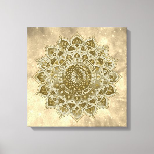 Toile Classique Mandala Inde Style 4 (Recto)
