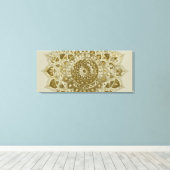Toile Classique Mandala Inde Style 4 (Insitu (Plancher de Bois))
