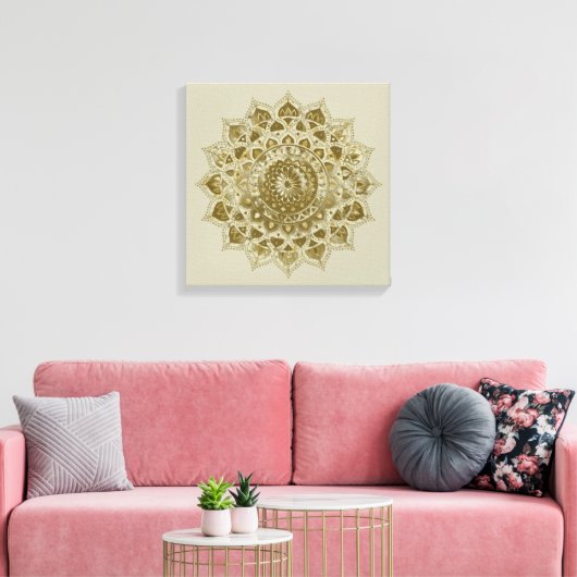Toile Classique Mandala Inde Style 4 (Insitu(Salon))