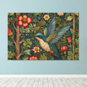 Toile Classique vintage colibri art bohème chic (Insitu (Plancher de Bois))