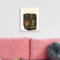 Classiques de cimetière Affiche de monstre d'horre