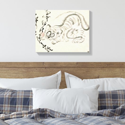 Toile Classiques Zen - Gibon Sengai - Tigre (Insitu(Chambre))