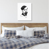Toile Claude Debussy (Insitu(Chambre))