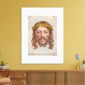 Toile Claude Mellan’s Face of Christ 1649 engraving (Insitu(Salon))
