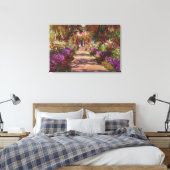 Toile Claude Monet | A Pathway in Monet's Garden (Insitu(Chambre))