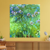 Toile Claude Monet : Agapanthus (Insitu(Salon))
