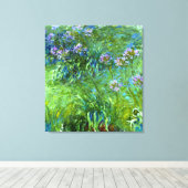 Toile Claude Monet : Agapanthus (Insitu (Plancher de Bois))
