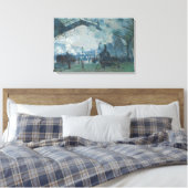 Toile Claude Monet - Arrivée du train de Normandie (Insitu(Chambre))