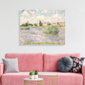 Toile Claude Monet | at Lavacourt (Insitu(Salon))
