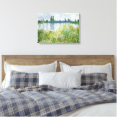Toile Claude Monet | Bancs de la Seine, Vetheuil, 1880 (Insitu(Chambre))
