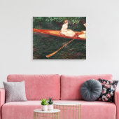 Toile Claude Monet | Bateau sur la rivière Epte (Insitu(Salon))
