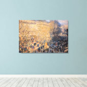 Toile Claude Monet - Boulevard des Capucines à Paris (Insitu (Plancher de Bois))
