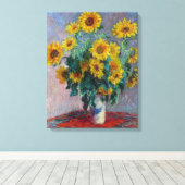 Toile Claude Monet Bouquet de tournesols (Insitu (Plancher de Bois))