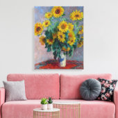 Toile Claude Monet Bouquet de tournesols (Insitu(Salon))