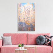 Toile Claude Monet - Cathédrale de Rouen au coucher du s (Insitu(Salon))