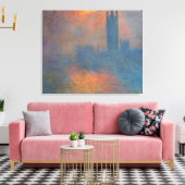 Toile Claude Monet - Chambres du Parlement Londres (Insitu(Salon))