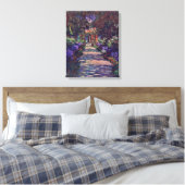 Toile Claude Monet - chemin de jardin (Insitu(Chambre))