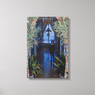 Toile Claude Monet - Coin de l'appartement