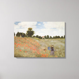 Toile Claude Monet – Coquelicots – La promenade – 1873