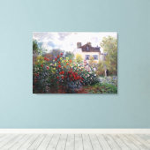 Toile Claude Monet Corner du Garden Fine Art (Insitu (Plancher de Bois))