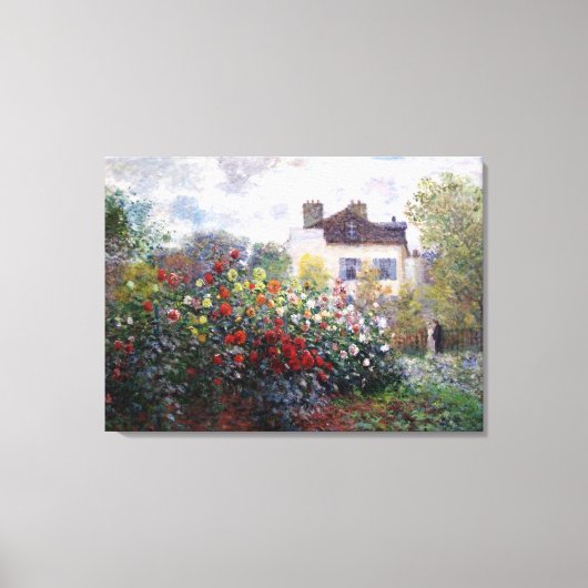 Toile Claude Monet Corner du Garden Fine Art (Recto)