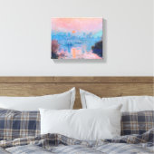 Toile Claude Monet - Coucher De Soleil Sur La Seine (Insitu(Chambre))