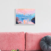 Toile Claude Monet - Coucher De Soleil Sur La Seine (Insitu(Salon))
