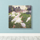 Toile Claude Monet | Déchets au Château de Rottembourg (Insitu (Plancher de Bois))