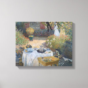 Toile Claude Monet Déjeuner : Le jardin de Monet Argen