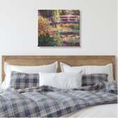 Toile Claude Monet - Eau Lily étang, Harmonie rose (Insitu(Chambre))