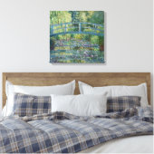 Toile Claude Monet - Eau Lily étang, Harmonie verte (Insitu(Chambre))