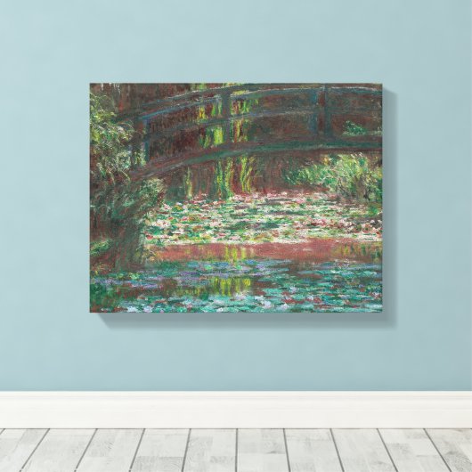 Toile Claude Monet - Eau Lily Pond (Insitu (Plancher de Bois))