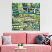 Toile Claude Monet - Etang Lily et Pont Japonais (Insitu(Salon))