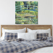 Toile Claude Monet - Etang Lily et Pont Japonais (Insitu(Chambre))