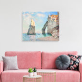 Toile Claude Monet - Falaises à Etretat (Insitu(Salon))