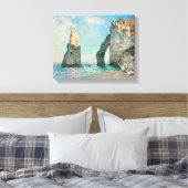Toile Claude Monet - Falaises Étretat (Insitu(Chambre))