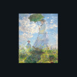Toile Claude Monet : Femme avec Parasol Madame Monet 187<br><div class="desc">Magnifiquement paisible peinture du populaire Monet peut pendre dans votre maison aujourd'hui! I Claude Monet (14 novembre 1840 - 5 décembre 1926) était un peintre français, un fondateur de la peinture impressionniste française et le praticien le plus cohérent et le plus prolifique de la philosophie du mouvement d'exprimer ses perceptions...</div>