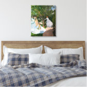 Toile Claude Monet - Femmes dans le jardin (Insitu(Chambre))