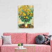Toile Claude Monet - Fleurs de Topinambour (Insitu(Salon))