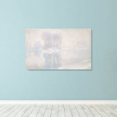 Toile Claude Monet | Flottes de glace (Insitu (Plancher de Bois))