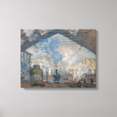 Toile Claude Monet - Gare Saint-Lazare Vue extérieure (Recto)