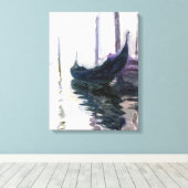 Toile Claude Monet Gondola à Venise (Insitu (Plancher de Bois))